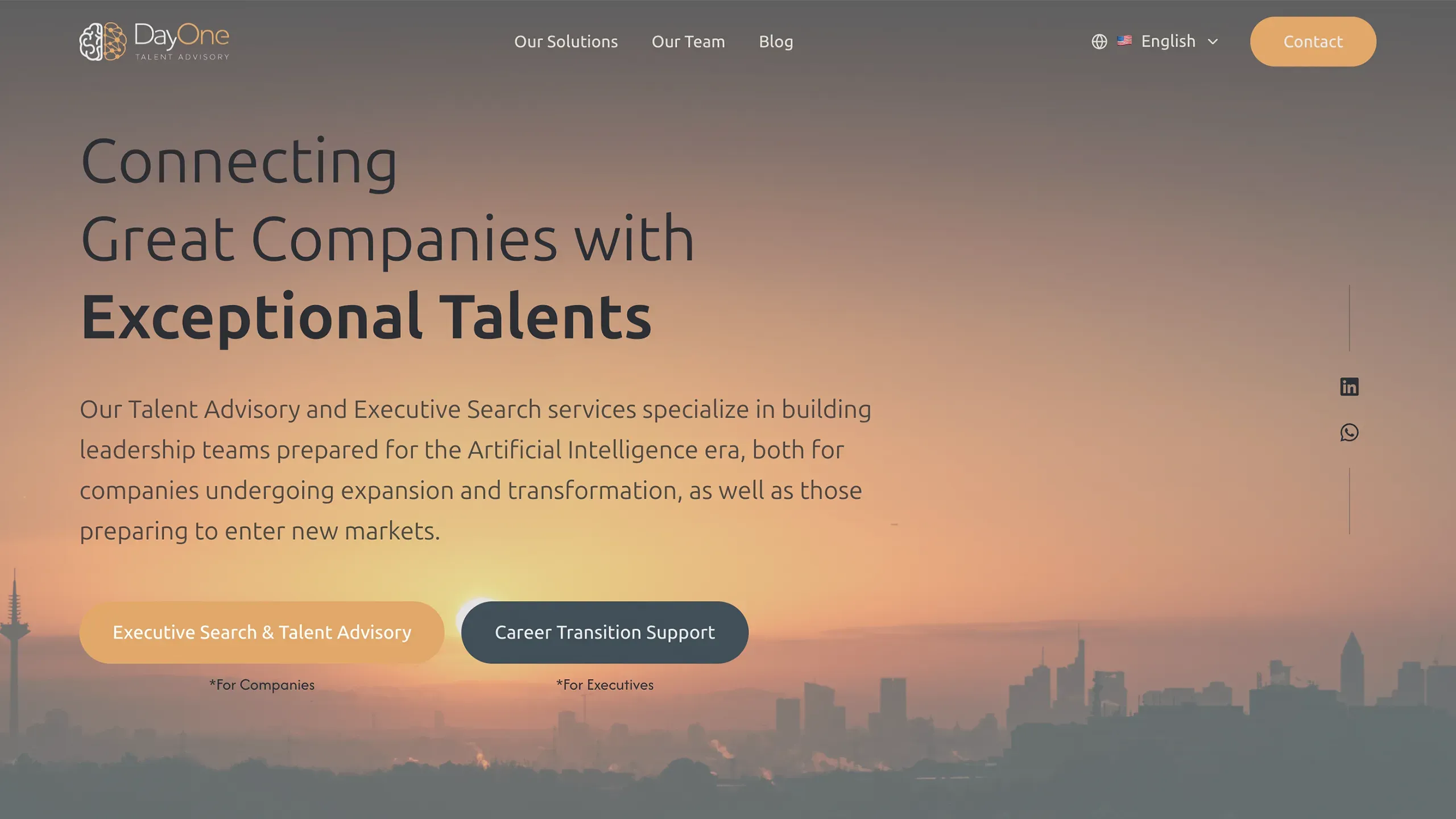 Screenshot of DayOne Talent Advisory (1)